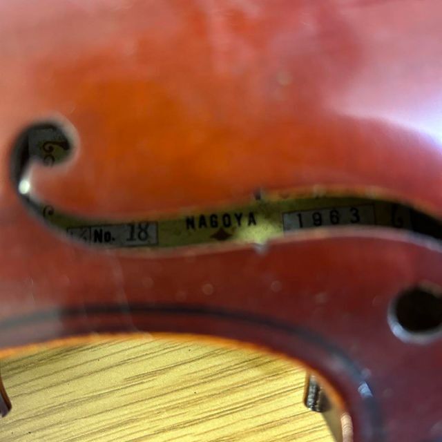 【ジャンク】 バイオリン SUZUKI スズキ No.18 1963年製？ 楽器の弦楽器(ヴァイオリン)の商品写真