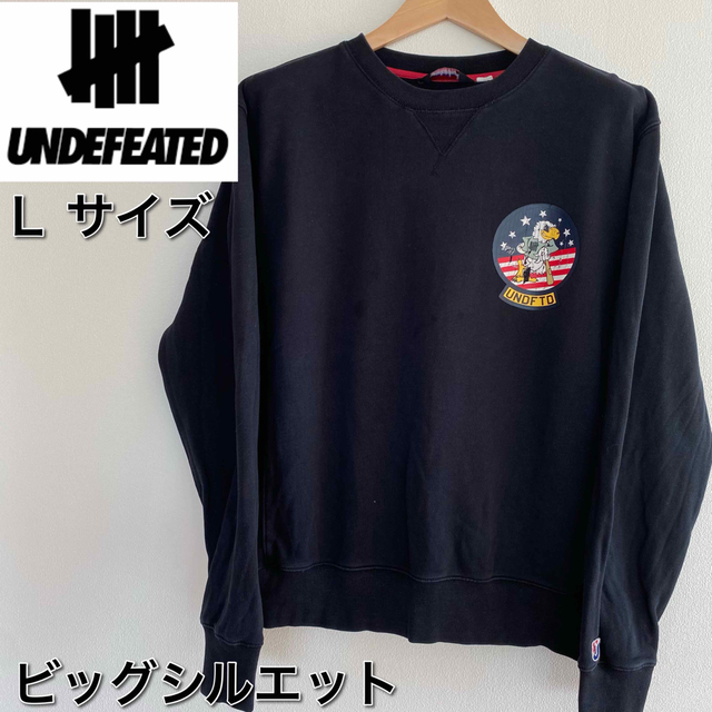 【レア美品】undefeatedアンディフィーテッド　スウェット トレーナーL