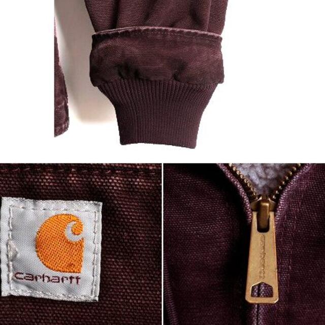 US企画 カーハート 裏 ボア パイル フリース ダック シエラ ジャケット 紫 レディースのジャケット/アウター(ブルゾン)の商品写真