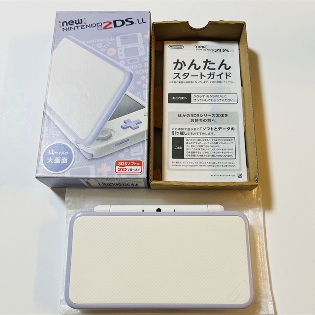 Nintendo 2DS NEW ニンテンドー 本体 LLホワイトラベンダー-