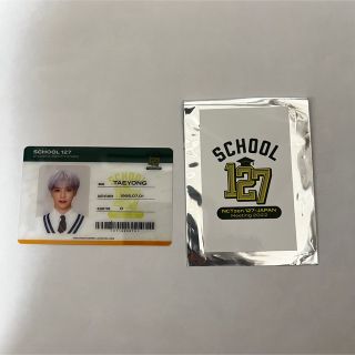 NCT127 学生証風トレカ テヨン(アイドルグッズ)