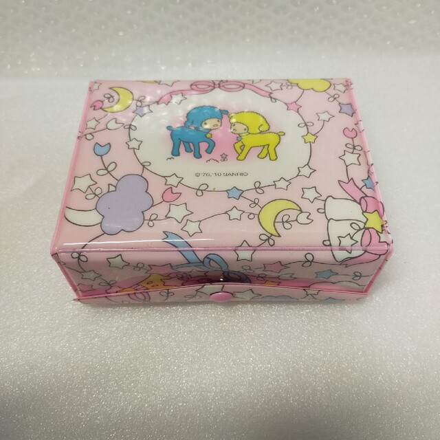 リトルツインスターズ - サンリオ キキララ ミラー付き 収納小物ケース