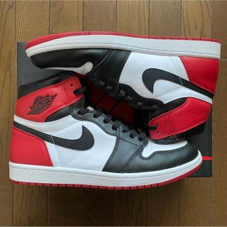 ナイキ(NIKE)の【kandy様専用】air jordan 1 black toe つま黒(スニーカー)