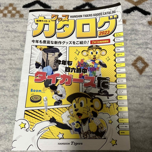 阪神タイガース(ハンシンタイガース)の阪神タイガース　グッズカタログ スポーツ/アウトドアの野球(その他)の商品写真