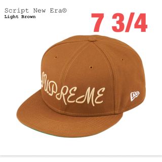 シュプリーム(Supreme)のsupreme Script New Era®(キャップ)