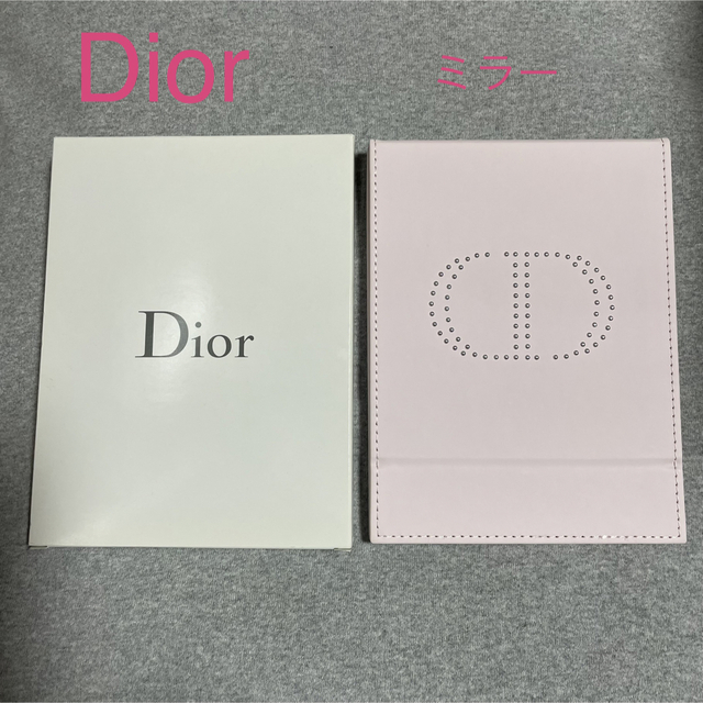 Christian Dior(クリスチャンディオール)のおひな様　専用❗️Dior クリスチャンディオール 鏡　ミラー　ノベルティ　 レディースのファッション小物(ミラー)の商品写真