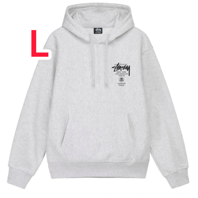 ステューシー sttusy WORLD TOUR HOODIE