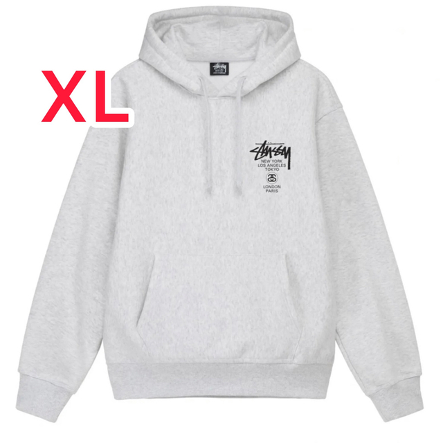 ステューシー sttusy WORLD TOUR HOODIE