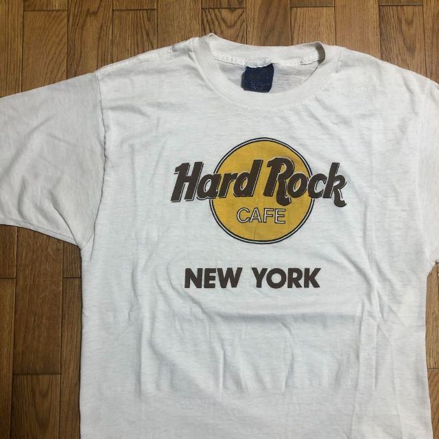 80s USA製 Hard Rock CAFE Tシャツ 白 M シングル