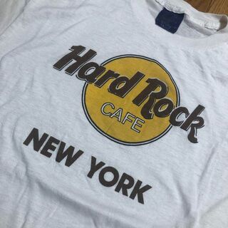 Hard Rock CAFE - 80s USA製 Hard Rock CAFE Tシャツ 白 M シングルの ...
