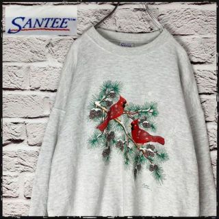 【US古着】SANTEE　made in U.S.A トレーナー　スウェット(スウェット)