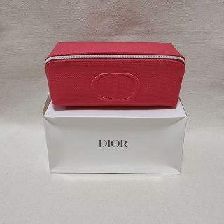 クリスチャンディオール(Christian Dior)の新品 ディオール ノベルティ スクエア ピンク ポーチ 正規品(ポーチ)