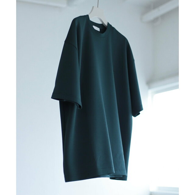 【GREEN】シシュウダンボールポンチTシャツ(5分袖)