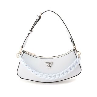 ゲス(GUESS)の【ホワイト(WHI)】GUESS ハンドバッグ (W)CORINA Top Zip Shoulder Bag(ショルダーバッグ)