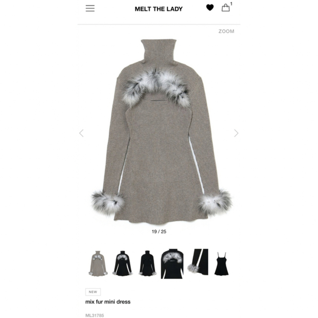 限定特価即納可能 meltthelady mix fur mini dress | minoinnovations