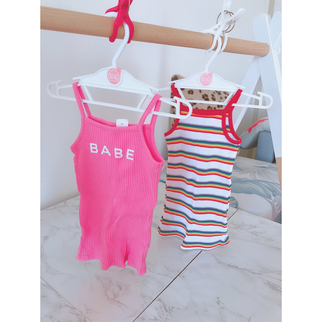 キャミワンピース♡ baby キッズ/ベビー/マタニティのキッズ/ベビー/マタニティ その他(その他)の商品写真