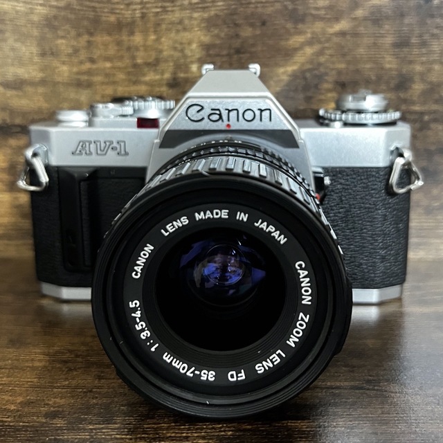 Canon(キヤノン)のフィルムカメラ　CANON AV-1 動作品 スマホ/家電/カメラのカメラ(フィルムカメラ)の商品写真