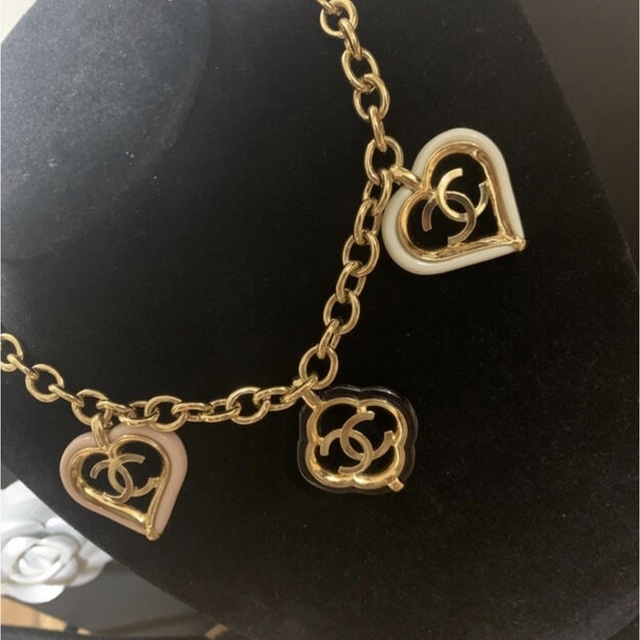 CHANEL シャネル ネックレス ハート カメリア CCマーク ココマーク