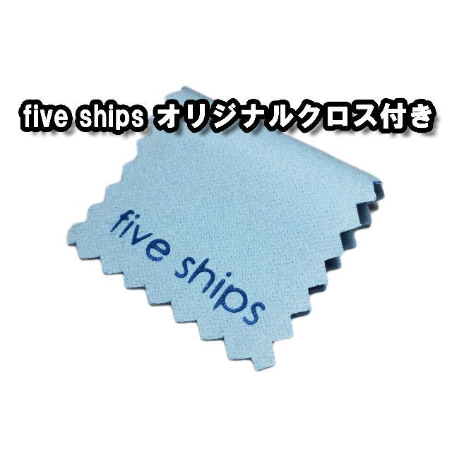【色: シルバー】five ships シンプル デザイン フープピアス 揺れる