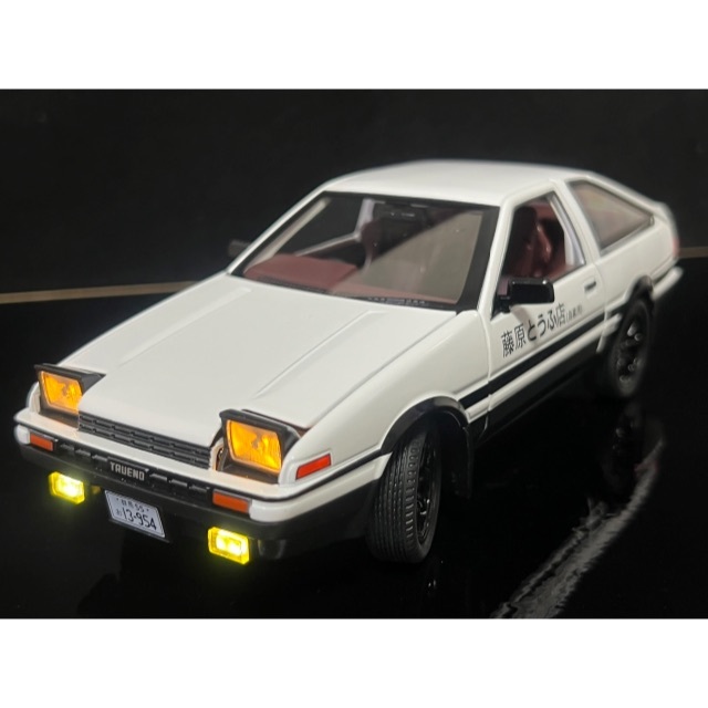 AE86 トレノ トヨタ Toyota 1/20 ミニカー ホワイト H65 1