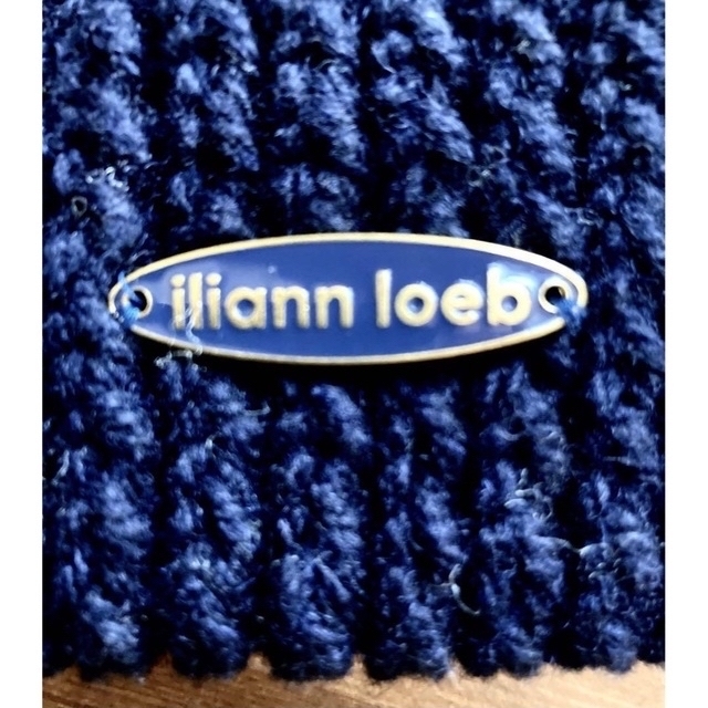 iliann loeb(イリアンローヴ)の新品未使用iliann loebイリアンローブ✴︎ニットCAPビーニー☻ネイビー レディースの帽子(ニット帽/ビーニー)の商品写真