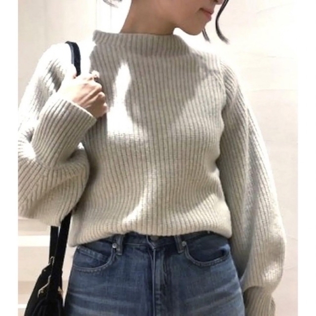 ドゥーズィエムクラス CELERI 17AW パフスリーブニット 黒 ☆超美品☆