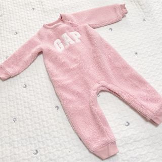 ベビーギャップ(babyGAP)の美品　可愛いgapもこもこカバーオール♡(カバーオール)