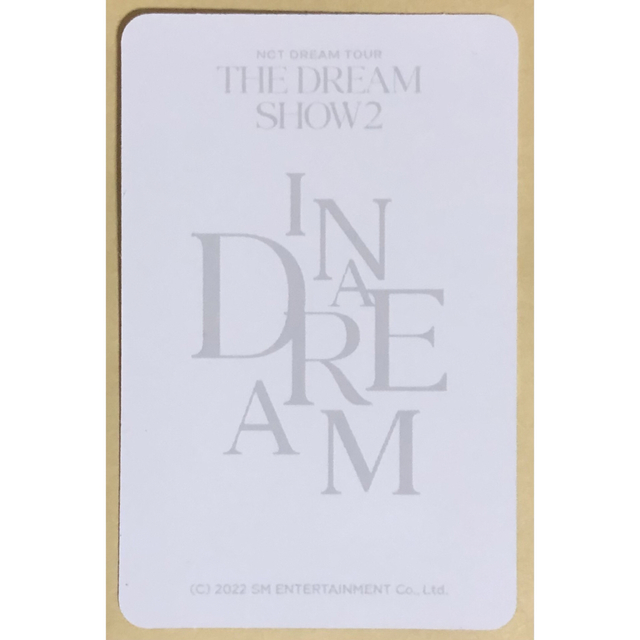 NCT DREAM  DREAM SHOW ドリショ  チョンロ 01 トレカ