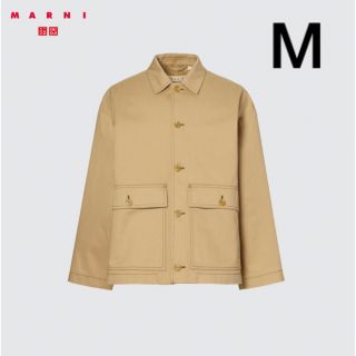 MARNI 19AW ポリエステルカルゼ ジップブルゾン-