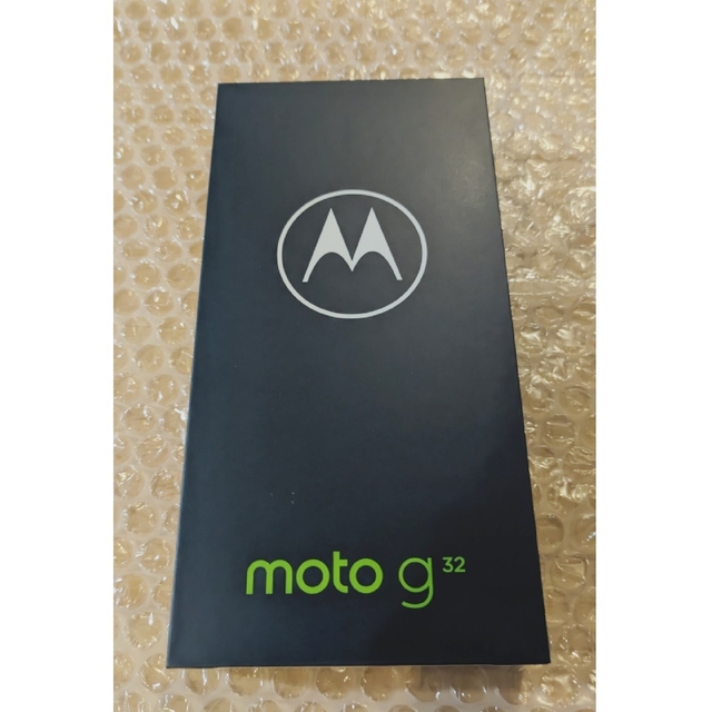 motoメーカー型番【未使用未開封】モトローラ　moto g32  SIMフリー サテンシルバー