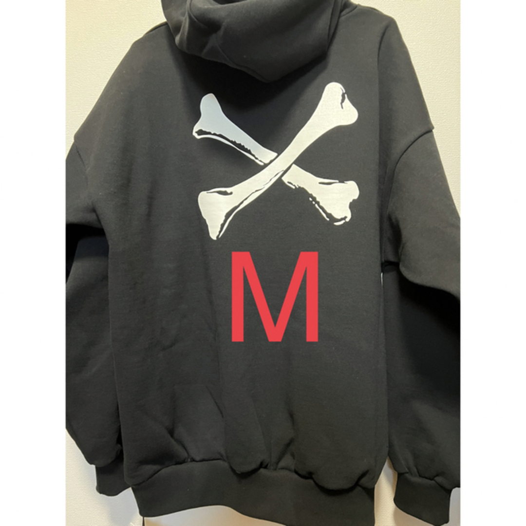 黒M CROSS BONES / HOODY / COTTON