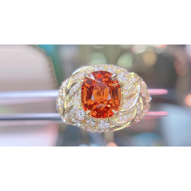 天然スべサルティン ダイヤ リング5.65ct k18 # レディースのアクセサリー(リング(指輪))の商品写真