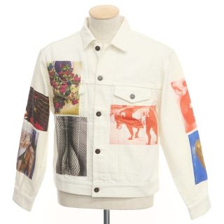 シュプリーム(Supreme)の【中古】シュプリーム Supreme 2022年春夏 Daido Moriyama Denim Trucker Jacket デニムジャケット Gジャン【サイズＳ】【メンズ】(Gジャン/デニムジャケット)