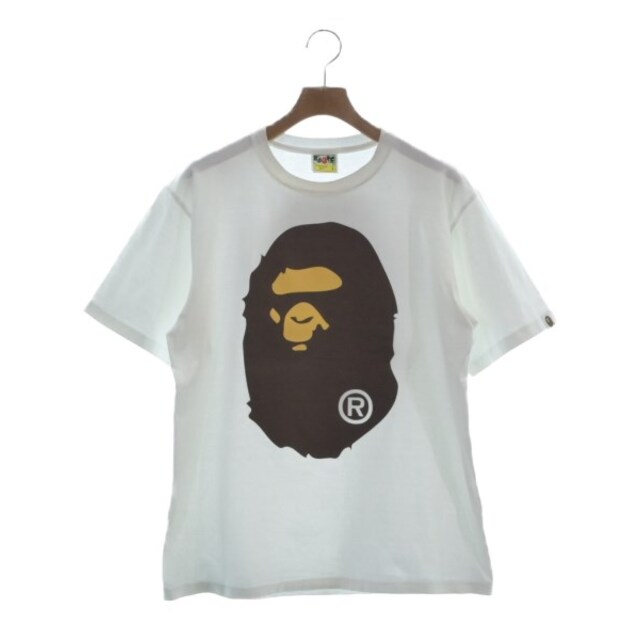 A BATHING APE(アベイシングエイプ)のA BATHING APE アベイシングエイプ Tシャツ・カットソー L 白 【古着】【中古】 メンズのトップス(Tシャツ/カットソー(半袖/袖なし))の商品写真