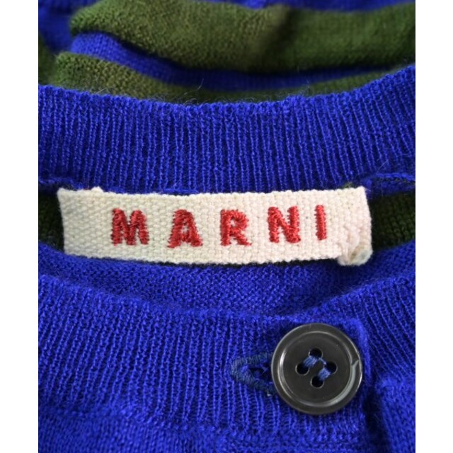 MARNI マルニ ニット 110 青紫xカーキ(ボーダー) 2