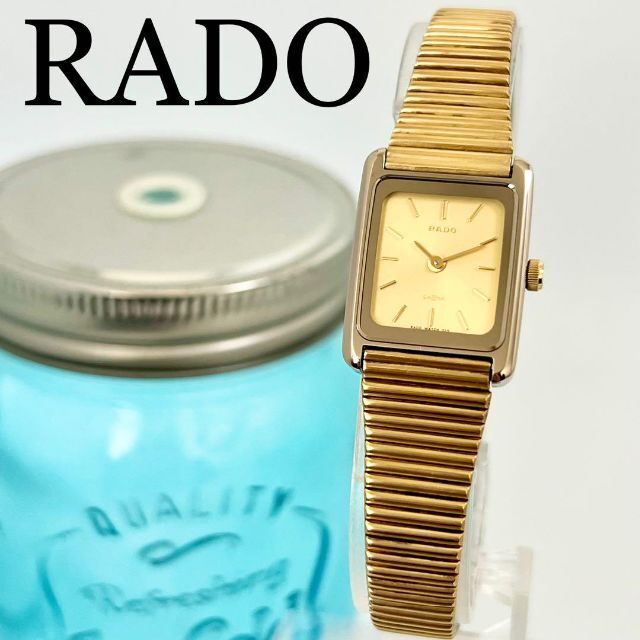 202 RADO ラドー時計　レディース腕時計　ゴールド　アンティーク　ブレス