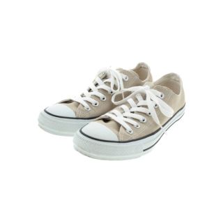 コンバース(CONVERSE)のCONVERSE コンバース スニーカー 23.5cm ベージュ系 【古着】【中古】(スニーカー)