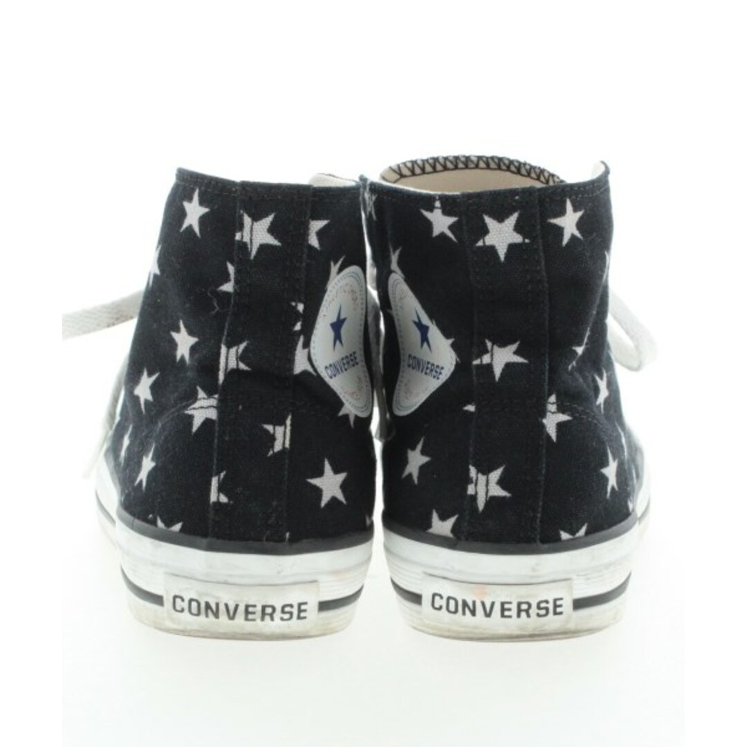 CONVERSE(コンバース)のCONVERSE スニーカー -(23.5cm位) 黒xグレー(星柄) 【古着】【中古】 レディースの靴/シューズ(スニーカー)の商品写真