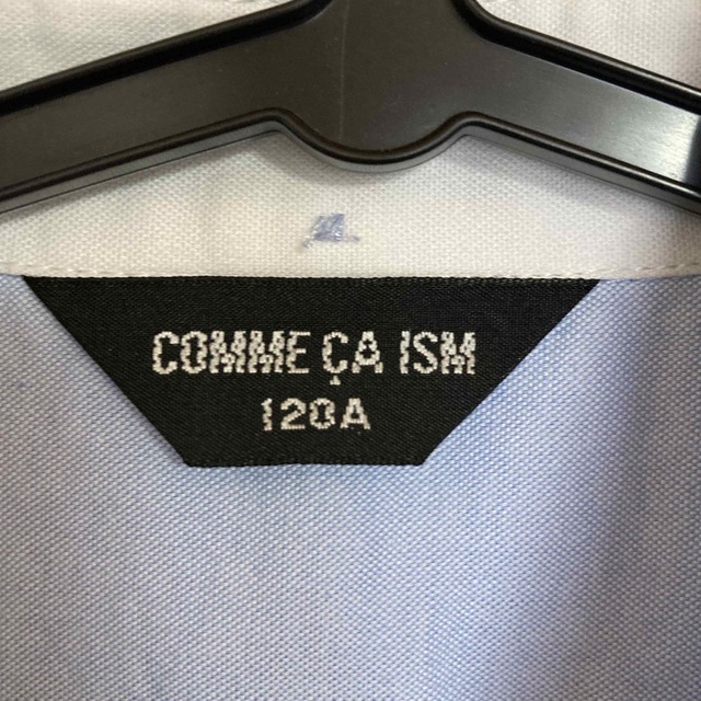 COMME CA ISM(コムサイズム)のCOMME CA ISM 長袖シャツ　120 ブルー キッズ/ベビー/マタニティのキッズ服男の子用(90cm~)(ドレス/フォーマル)の商品写真