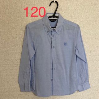 コムサイズム(COMME CA ISM)のCOMME CA ISM 長袖シャツ　120 ブルー(ドレス/フォーマル)