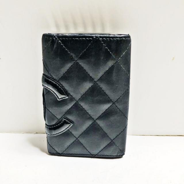 シャネル キーケース カンボンライン 黒