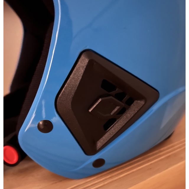 キッズ　uvex ヘルメット＋axe ゴーグル スポーツ/アウトドアのスキー(その他)の商品写真