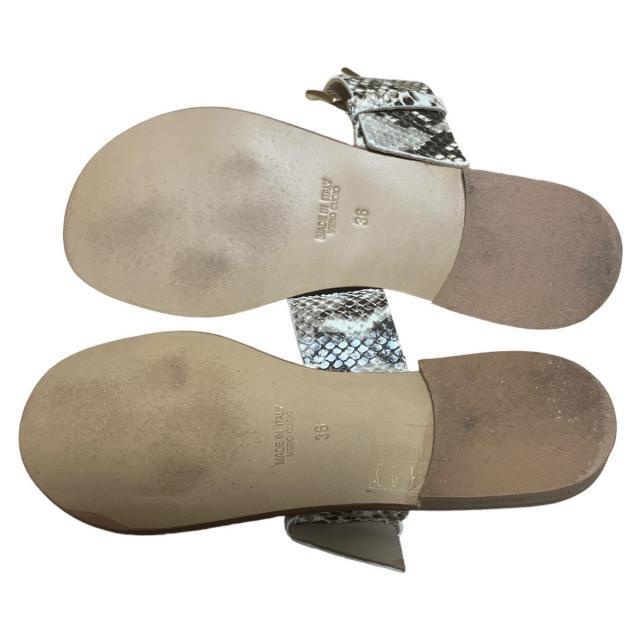 FABIO RUSCONI(ファビオルスコーニ)のファビオルスコーニ サンダル 36 - レザー レディースの靴/シューズ(サンダル)の商品写真