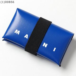 マルニ(Marni)のMARNI マルニ 財布 ウォレット コインケース ブルー オリガミ デザイン(折り財布)