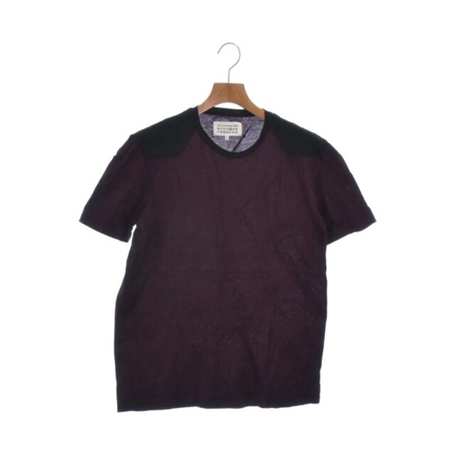 Maison Margiela Tシャツ・カットソー 46(M位) 赤紫x黒