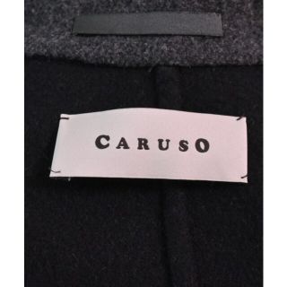 注文割引 CARUSO カルーゾ チェスターコート -(XL位) グレー 【古着