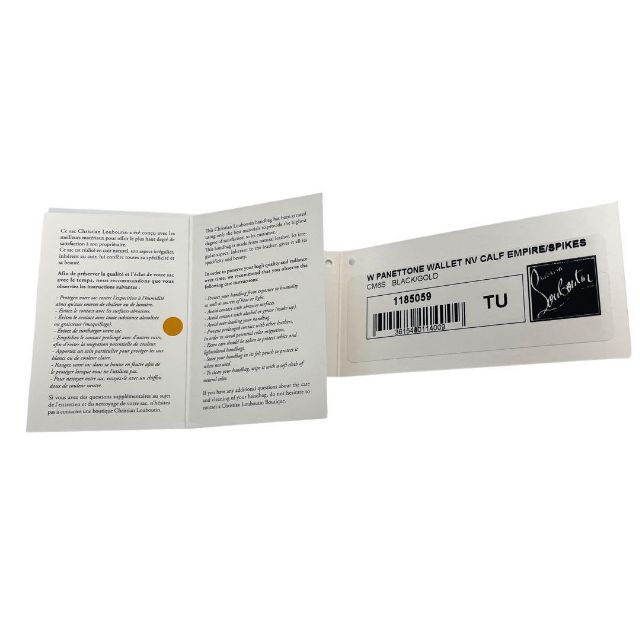 美品・箱付】クリスチャンルブタン パネトーネ ラウンドファスナー 長