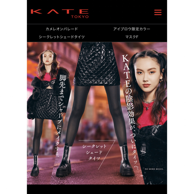 KATE(ケイト)の【新品未使用】KATE シークレットシェードタイツ レディースのレッグウェア(タイツ/ストッキング)の商品写真