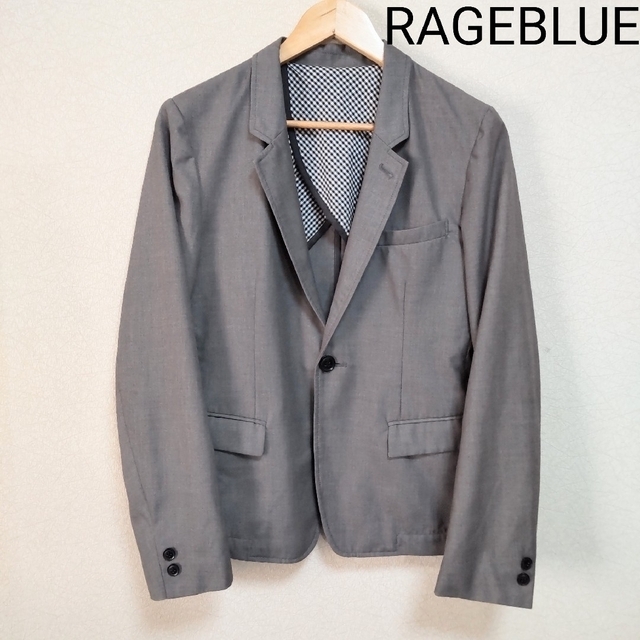 RAGEBLUE(レイジブルー)の〈専用〉　　【RAGEBLUE　テーラード ジャケット】レイジブルー　メンズ　M メンズのジャケット/アウター(テーラードジャケット)の商品写真