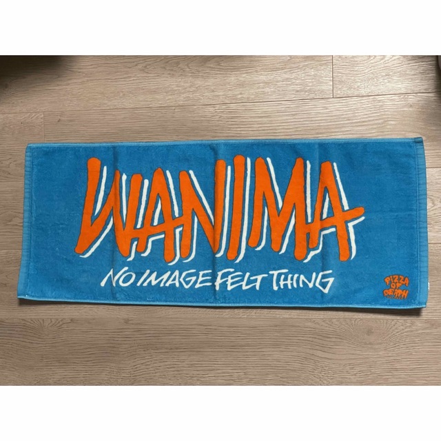 WANIMA LIVE グッズ タオル 水色 × オレンジ